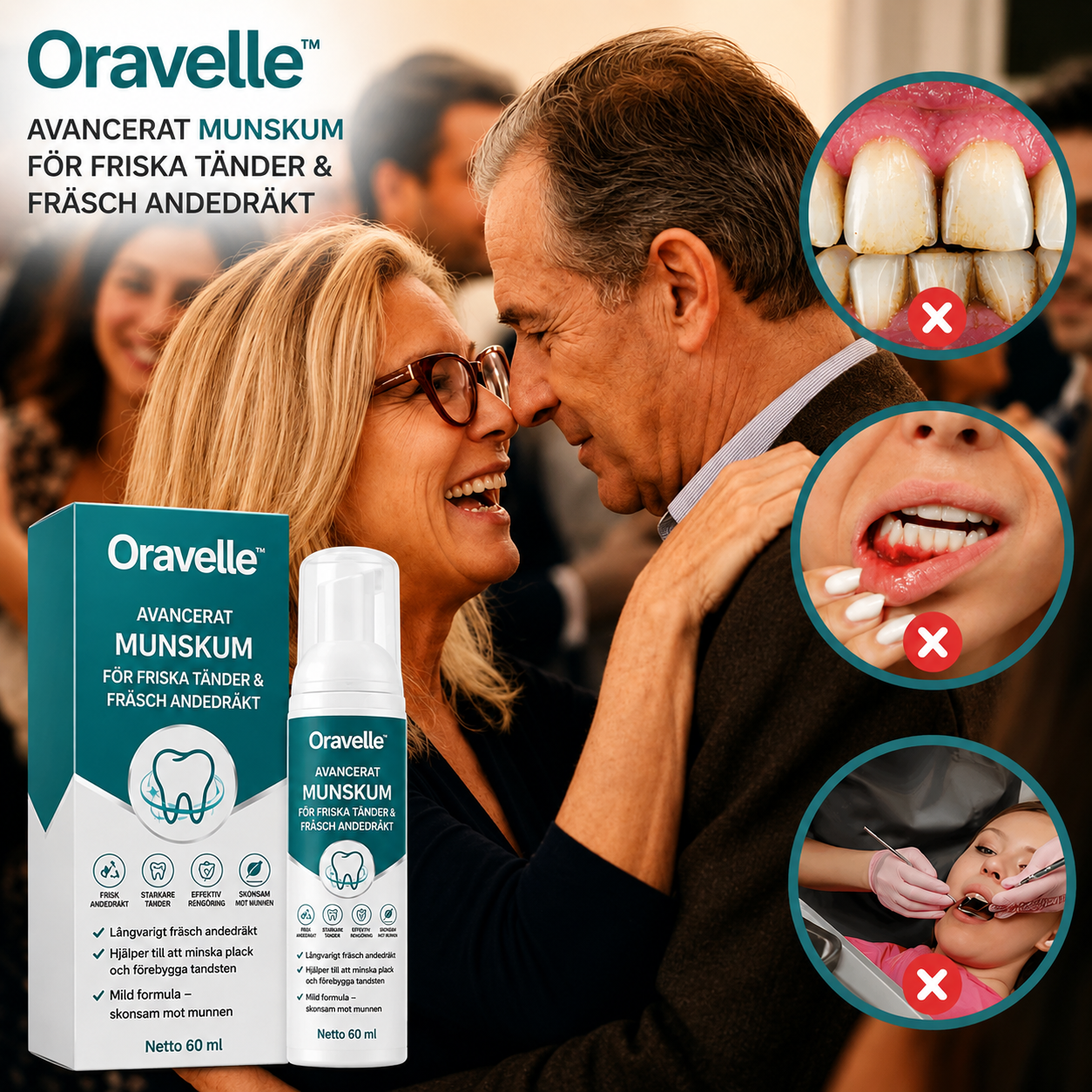 Oravelle™ | Avancerat Munskum för Friska Tänder & Fräsch Andedräkt