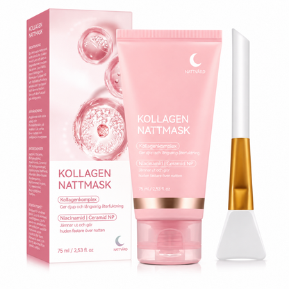 Collavie™ | Kollagen Nattmask – Fastare & Strålande Hud på 2 Veckor
