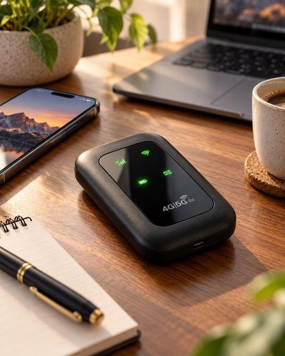 Netvora™ | Bärbar WiFi-router för Internet på Språng