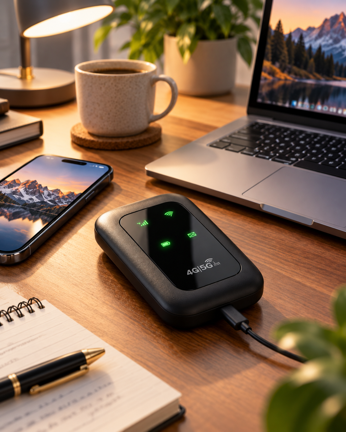 Netvora™ | Bärbar WiFi-router för Internet på Språng