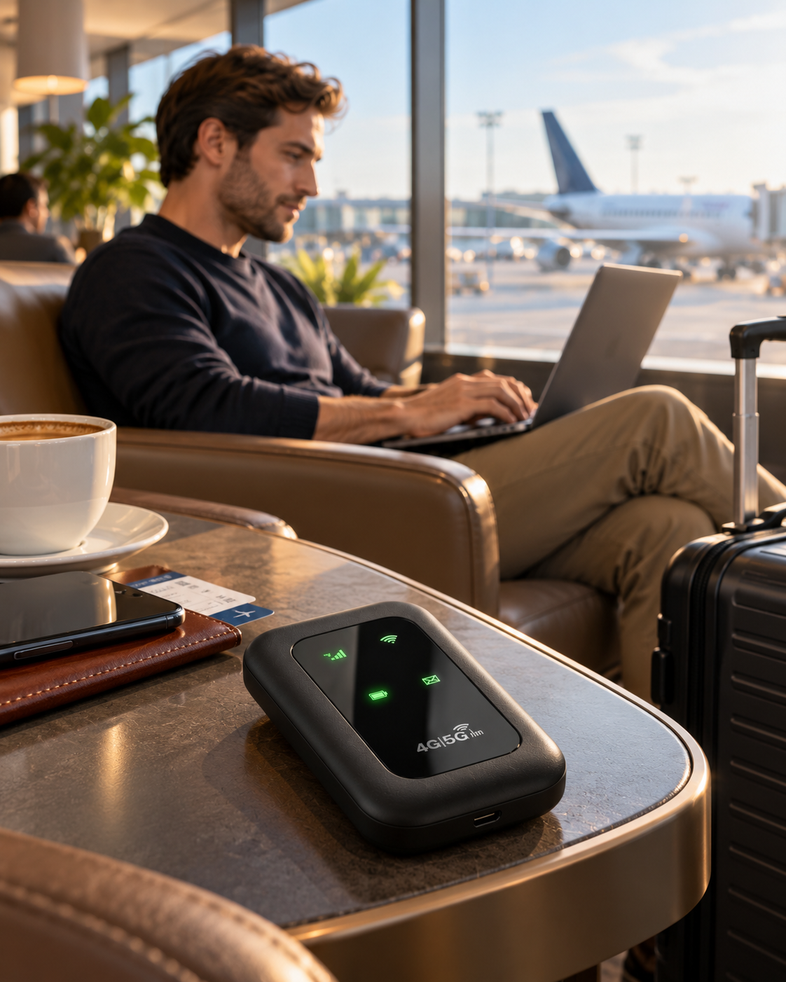 Netvora™ | Bärbar WiFi-router för Internet på Språng