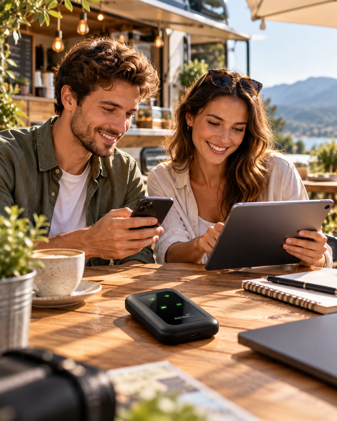Netvora™ | Bärbar WiFi-router för Internet på Språng
