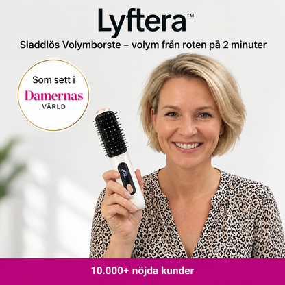 Lyftera™ | Sladdlös Volymborste – volym från roten på 2 minuter