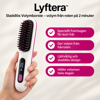 Lyftera™ | Sladdlös Volymborste – volym från roten på 2 minuter