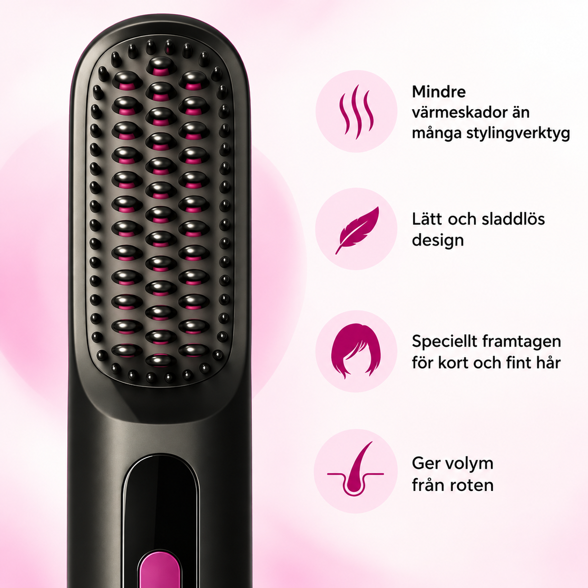 Lyftera™ | Sladdlös Volymborste – volym från roten på 2 minuter