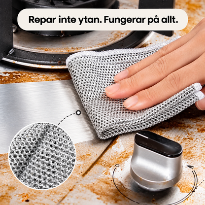 Renvia används på panna, spishäll, diskho och köksredskap