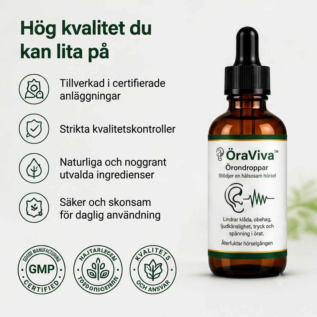 ÖraViva™ | Skonsamma örondroppar för effektiv rengöring av öronvax