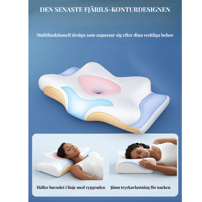 Somniva™ | Ergonomisk Nackkudde i Memory Foam – Vakna Utan Nacksmärta