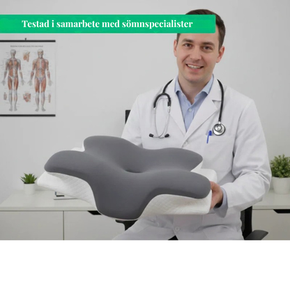Somniva™ | Ergonomisk Nackkudde i Memory Foam – Vakna Utan Nacksmärta