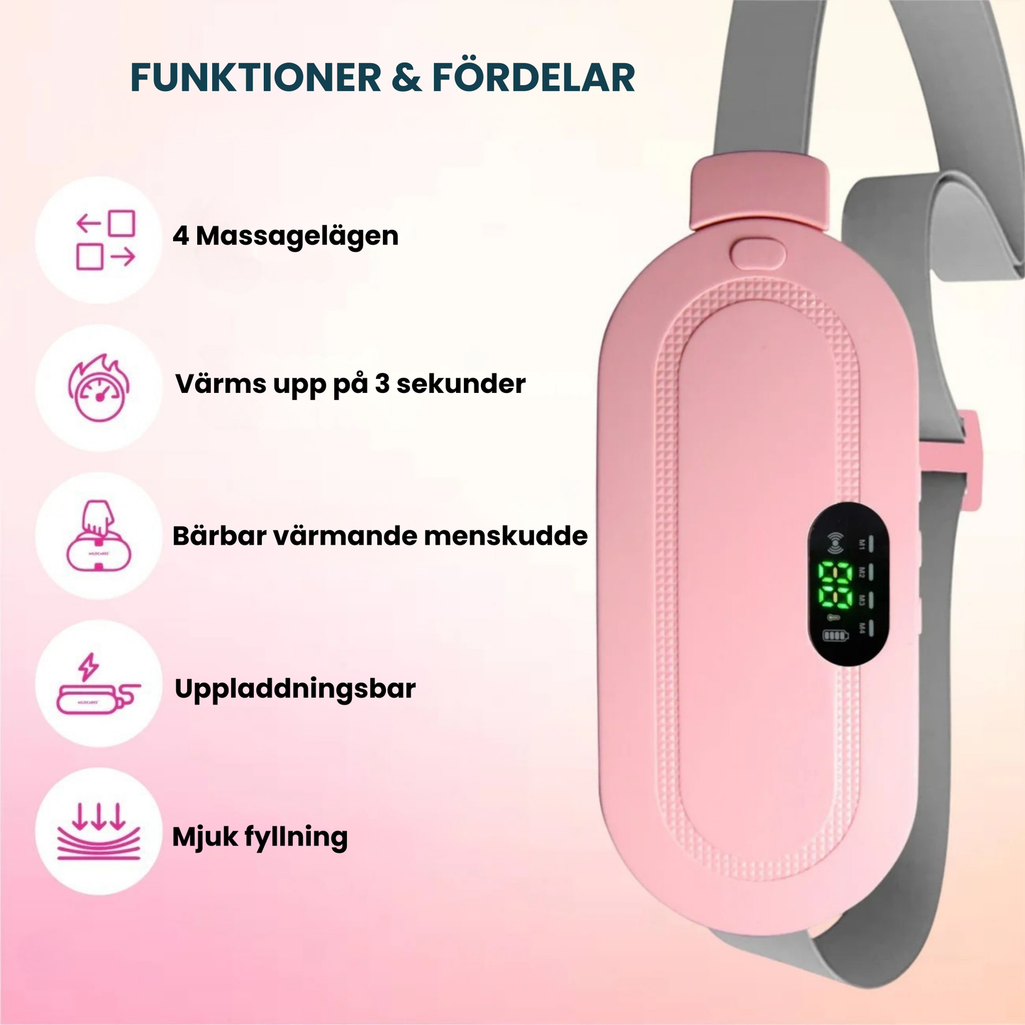 LUNESSA™ | Diskret värme & naturlig lindring