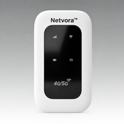Netvora™ | Bärbar WiFi-router för Internet på Språng