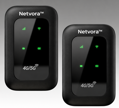 Netvora™ | Bärbar WiFi-router för Internet på Språng