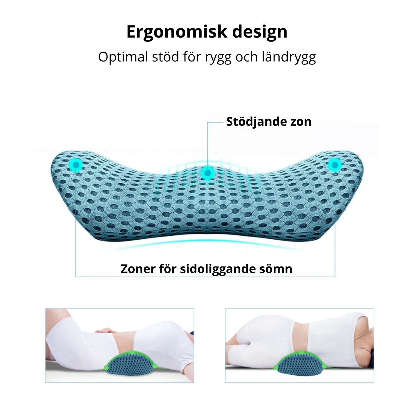 LENDY™ – Ortopedisk ländryggskudde med premium memoryskum