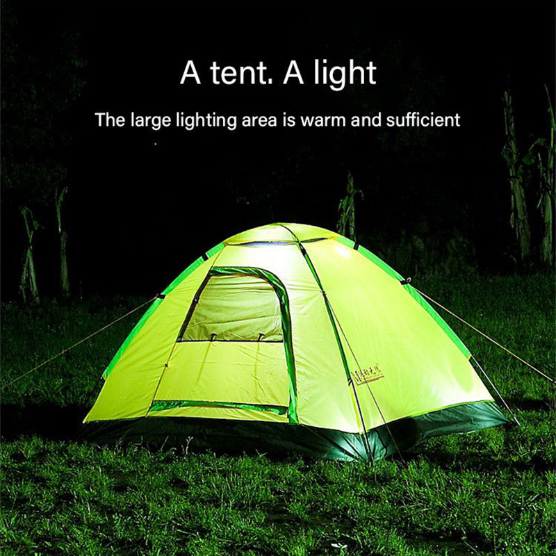 LumiCamp™ | Kraftfull solcellslykta med USB-laddning & powerbank
