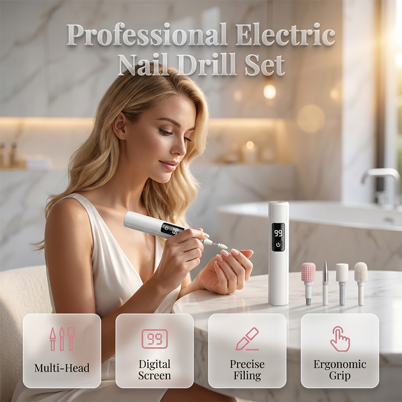 Nailora™ – Elektrisk nagelfil & polerare för salongsresultat hemma